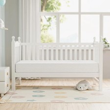 Gwydre Cot Mattress 140*70*10cm Breathable, Waterproof, Washable Cover