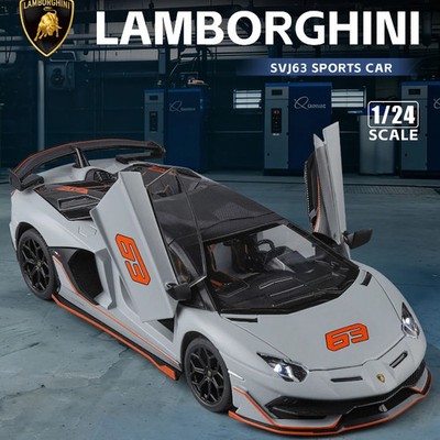 1:24 Lamborghini  SVJ63  Miniature Model Alloy Diecast Sports Car Toys Vehicle