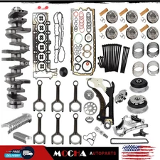 N55 3.0L Engine Overhaul Rebuild Kit w/ Crankshaft & ConRod & Timing Set For BMW