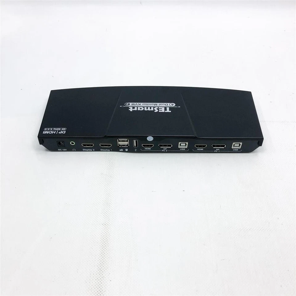 TESmart Dual Monitor 2x2 HDMI+DisplayPort KVM Switch 4K@60Hz 4:4:4 Ultra HD 2 - Bild 4 von 4