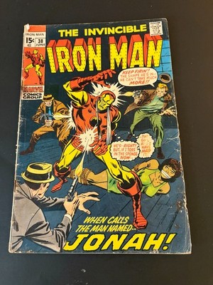 Iron Man Marvel 1971 Comic Book #38  Low Grade Reader Copy