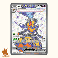 Vespiquen Ex 212/197 Obsidian Flame – Ultra Rare - Near Mint | Pokémon TCG