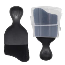 Car Interior Cleaning Brush, Automotive Interior Dusting Brush, Soft Fur Black