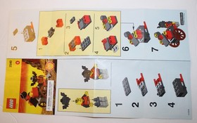 1998 Retired Castle Lego set #2540 Catapult Cart with manual 100% complete!