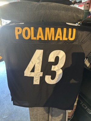 Reebok OnField Troy Polamalu 43 Pittsburgh Steelers NFL Equipment
