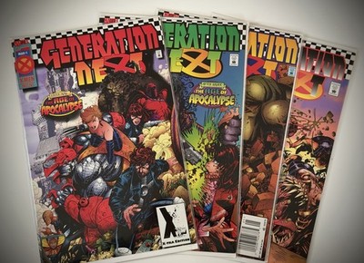 Generation Next Lot: #1-4 (1995) Marvel Comics Colossus 1st Print Chris Bachalo