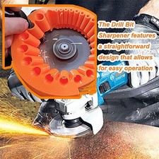 Angle Grinder Drill Bit Sharpener Tool for 2-13mm Bits Power Grinding Attachment
