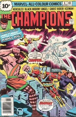 MARVEL COMICS CHAMPIONS #6 (1976) 1ST PRINT VF