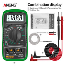 Professional Digital Multimeter Voltmeter Ohmmeter Ammeter Multi Tester Meter UK