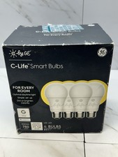C by GE Soft White Smart Bulbs 4 LED A19 Light Bulbs 