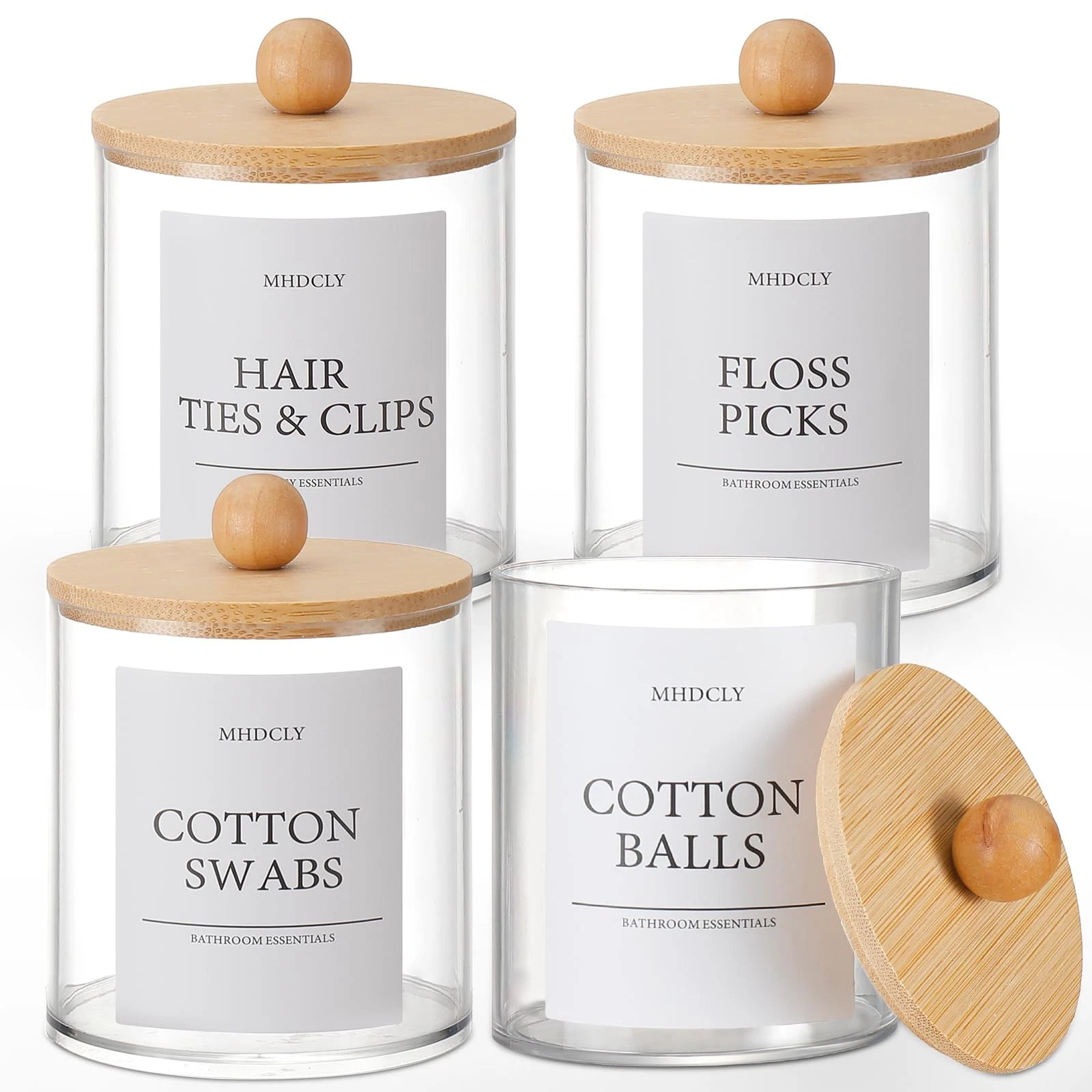 Bathroom Organizers and Storage,4 Pack Bathroom Accessories,Bathroom Decor,H...