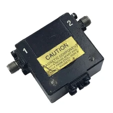 1550-1800MHZ ISOL:23/30db 1.55-1.8GHZ SMA ISOLATOR MICROWAVE ASSOCIATES