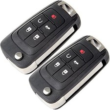 Keyless Entry Remote Flip Key Fob Set for Chevy Jeep Dodge Chrysler Buick
