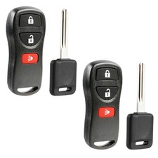 2 New Replacement Keyless Entry Key Remote Fob Ignition Car Key For Nissan