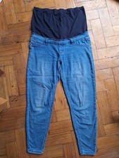 Love Leggings Maternity Jeans Jeggings Size 10 Petite Mid Blue Stretch Denim