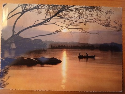 Postcard 3204 used, Chiemsee, postcard, collection