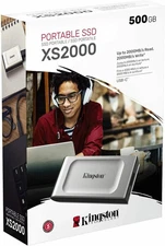 Kingston 500GB XS2000 Portable SSD Solid State Drive External USB 3.2 Type C