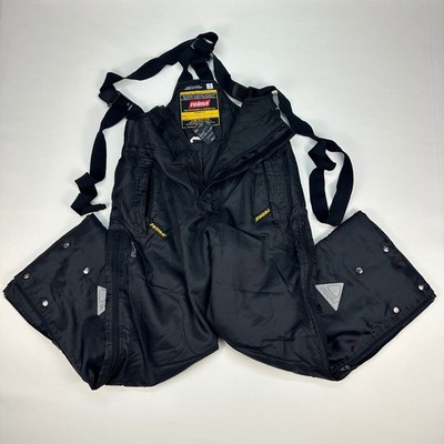 Reima Youth Ski Snow Bib Overalls Black Size Youth S Adjustable Straps Zip Fly