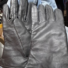 SAMCO Leather Gloves Black Size 9 Lined Polyester Wool Men  s Solid