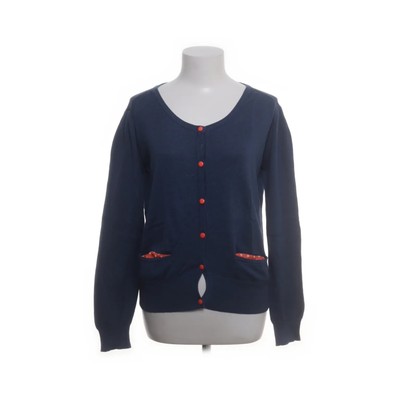 Edith & Ella, Strickjacke, Damen, Größe: L, Blau, Baumwolle/Viskose #dGD
