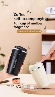 380/510ML Stainless Steel Coffee Mug Portable Tumbler Vacuum Flasks Car