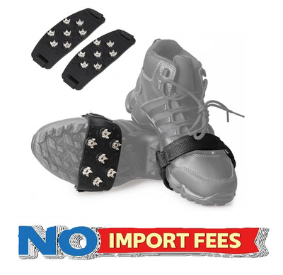 FANBX F Crampon Traction Cleats Anti-Skid Traction Grips Crampons Spikes 7 Point