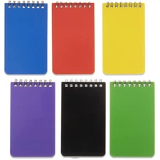 QiCheng 6pack Pocket Notebook Small Notepad Pocket Notepad 3X5Inches (6)