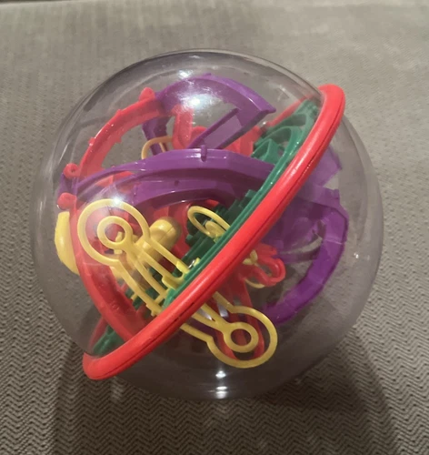 Perplexus Rookie 3D Puzzle Ball Maze Ball Game Toy Labyrinth Red (SEE PICS)