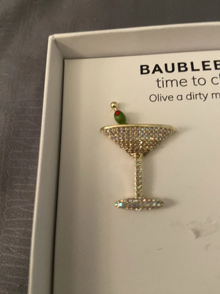 Baublebar Earrings In Original Design. Martini’s With The Bling To Get You Going - Image 3 of 4