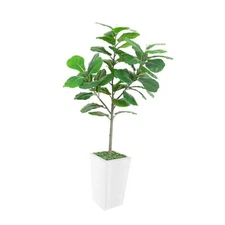 Artificial Fiddle Leaf Fig Tree 5FT, Faux Fiddle Leaf Fig Tree with Tall 5ft