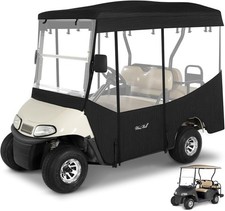Golf Cart Enclosure 4 Passenger for EZGO RXV 2 2 600D Waterproof Windproof