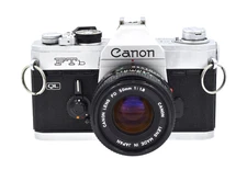 Canon FTb QL Camera / Canon Lens FD 50mm 1.8, c-1973