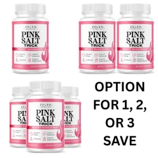 Pink Salt Trick Capsules Himalayan Supplement for Weight & Wellness 60/120/180ct