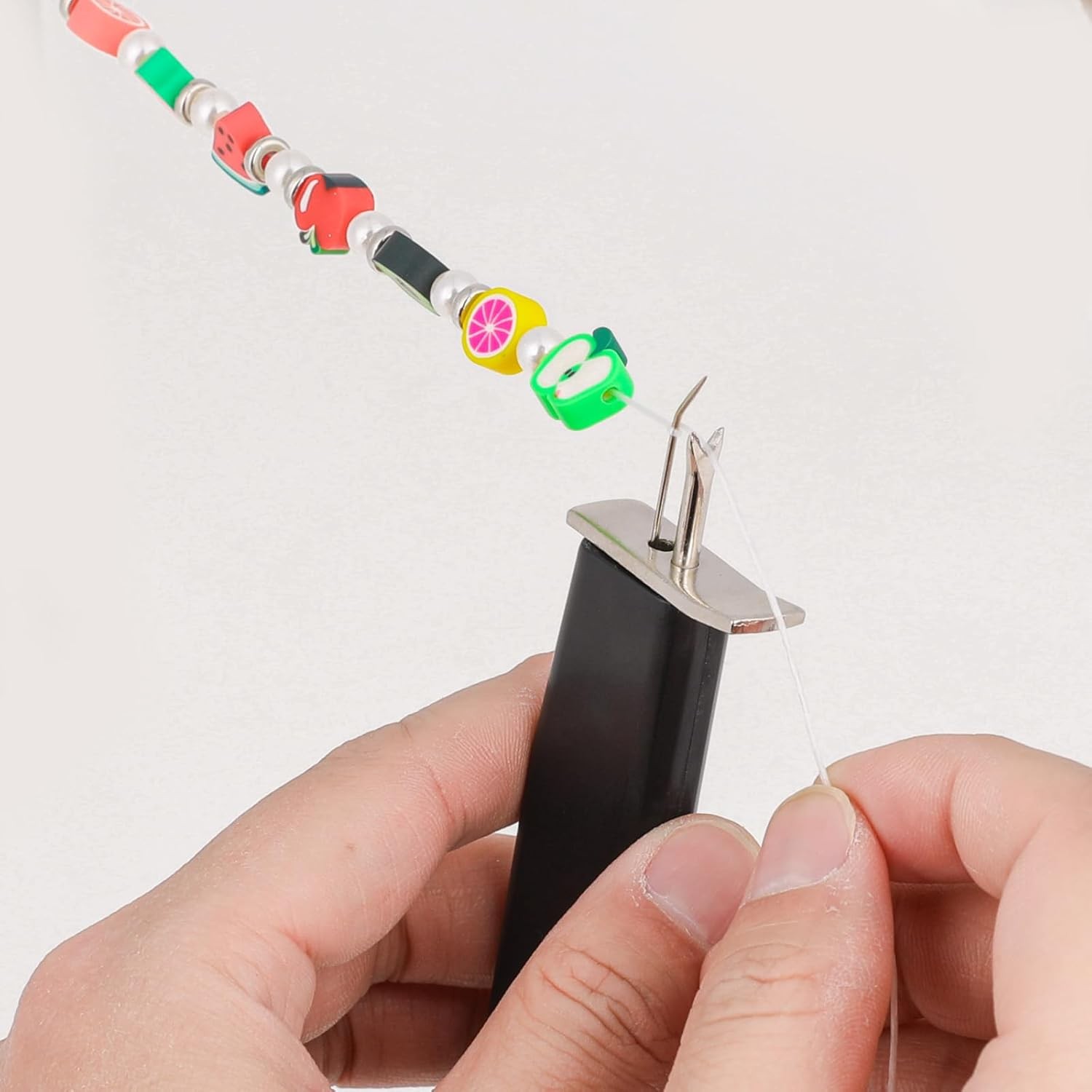 KALIONE Bead Knotting Tool for Secure Knots Create Jewelry 1, black 