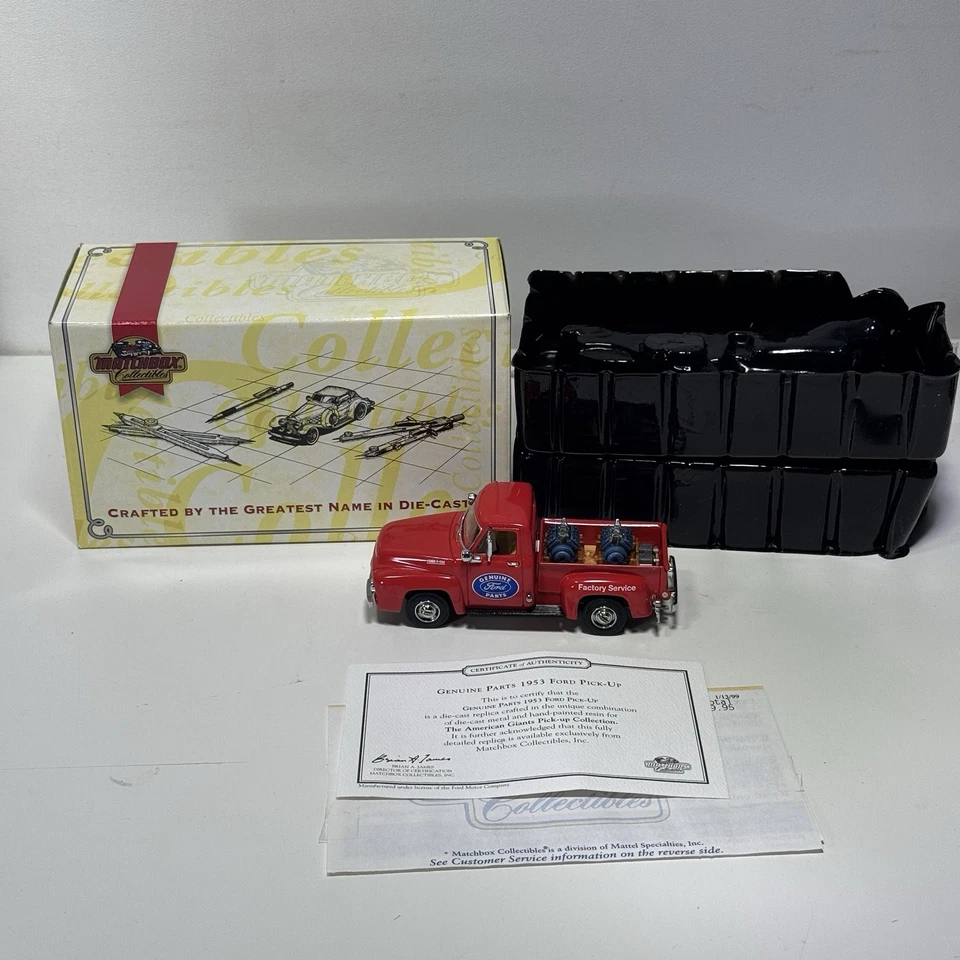 Matchbox Models of Yesteryear YIS06-M Ford 1953 Genuine Parts Pick-Up – NIB COA - Image 2 of 4