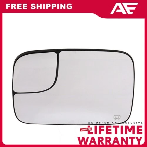 Towing Mirror Glass Heated Driver Side For 2005-2008 Dodge Ram 2500 1500 3500