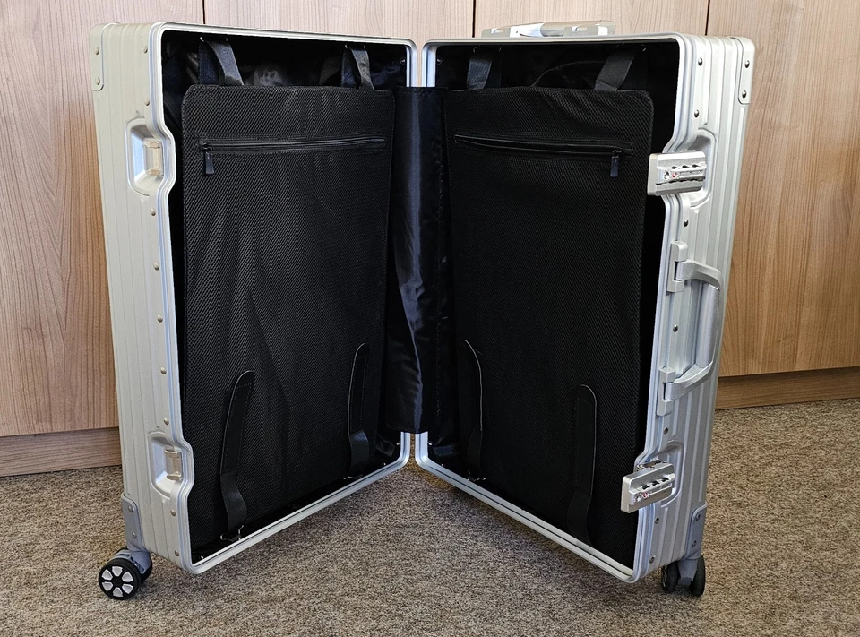 Voll Aluminium Hartschalen Koffer Trolley passend für Porsche Boxster Cayman 987 - Bild 4 von 4