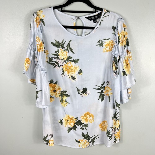 dorothy perkins yellow floral top