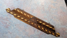 Tie or Belt or Scarf Organizer - Solid Wood with Inlay - NICE DESIGN