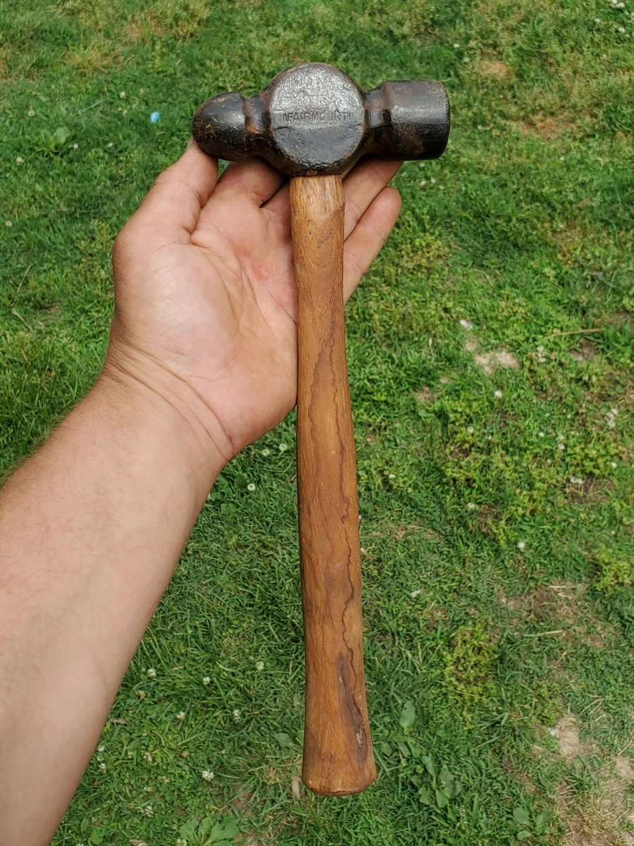 Vtg Fairmount Ball Peen 1 lbs 13 Oz MP Hammer Old Blacksmith