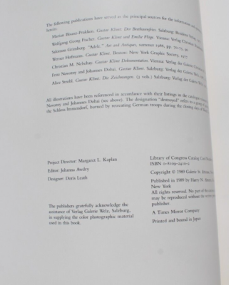 Vintage Gustav Klimt 25 Masterworks by Jane Kallir, Harry N