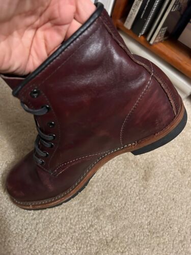 Red Wing Heritage 9011 Beckman Round Toe Stiefel Cherry Featherstone Leder 8D - Bild 7 von 18