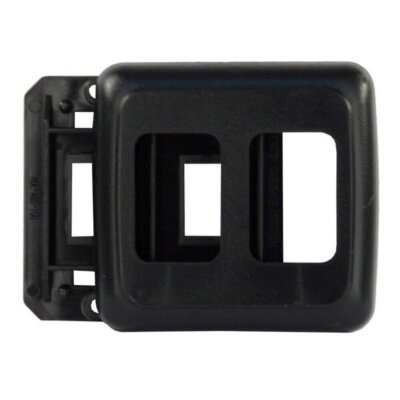 JR Products 12315 Black Double Switch Base and Face Plate | eBay