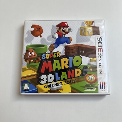 Nintendo 3DS Super Mario 3D Land Korean Korea NTSC-K