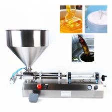Paste Liquid Filling Machine Single Heads Pneumatic Sauce Cream Piston Filler US