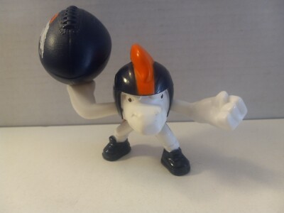 McDonalds NFL Rush Zone Denver Broncos Action Figure WITH BALL!!