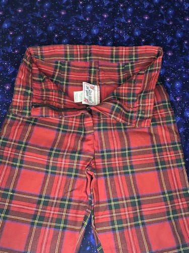 Vintage 90s Girls Plaid Stirrup Pants Size 7 - Amazing Cond - Picture 5 of 7