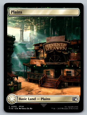 Basic Land - Plains (0295) -  MTG Magic The Gathering Final Fantasy Regular