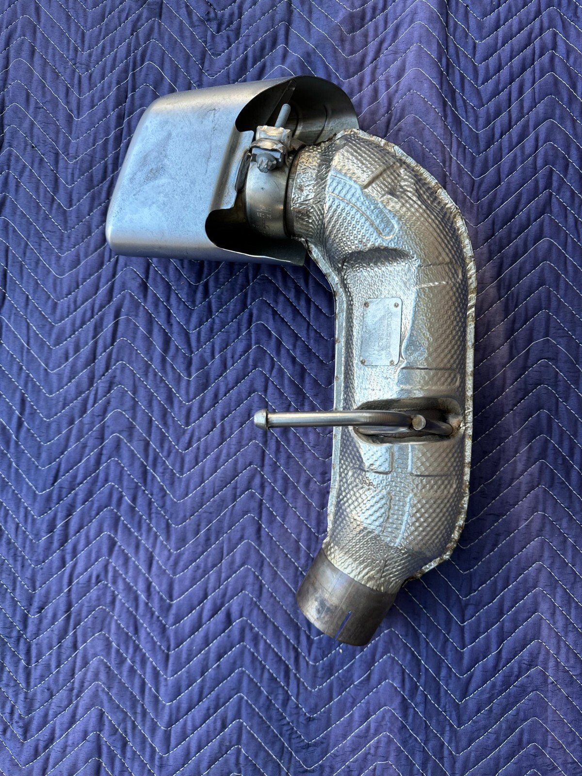 2015-2021 McLaren 570S Rear Exhaust Muffler Tail Pipe Tip End OEM 13H0258CP LH