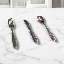 Personalised 3 Piece Child's Cutlery Keepsake Set Christening New Born Baby Gift